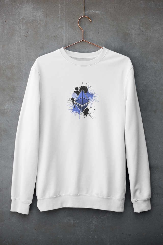 Ethereum Crewneck genser – Crypto Art Limited Edition