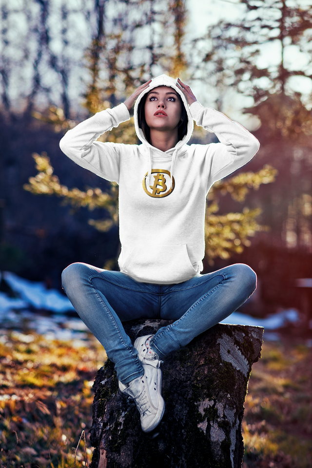 Bitcoin hoodie med crypto art design – Limited Edition
